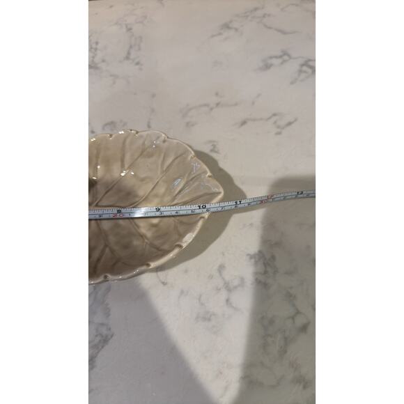 vintage Otagiri owl leaf design relish or snack tray trinket bowl mid century - Picture 9 of 11